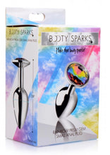 Load image into Gallery viewer, Booty Sparks Rainbow Prism Gem Plug - Small