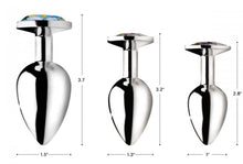 Load image into Gallery viewer, Booty Sparks Rainbow Prism Gem Plug - Small