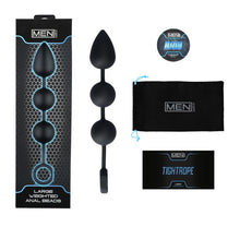 Load image into Gallery viewer, Mens.com Tight Rope Large Weighted Anal Beads