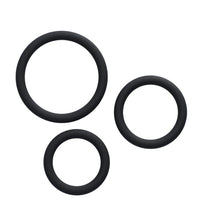 Load image into Gallery viewer, Mens.com Man Bands 3pc Silicone Ring Set