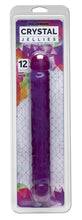 Load image into Gallery viewer, Crystal Jellies Jr Double Dong-Purple 12"