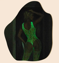 Load image into Gallery viewer, Sweetkama Glow in the Dark Sexy See Through Fishnet Bodystockings