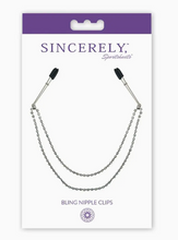 Load image into Gallery viewer, Sportsheets Bling Nipple Clips