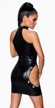 Load image into Gallery viewer, Saresia Wetlook Mini Dress