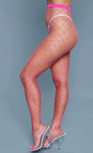 Load image into Gallery viewer, BeWicked Dont Back Down Fishnet Hose
