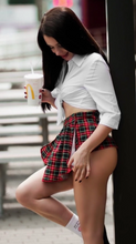 Load image into Gallery viewer, Devils Boutique Schoolgirl Costume Set Comfy Adjustable Playful Skirt-Style