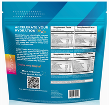 Load image into Gallery viewer, HydroMATE Electrolytes Powder Packets Low Carb Hydration Accelerator Drink Mix Party Relief Plus Vitamin C Variety Pack 16 Sticks