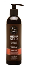 Load image into Gallery viewer, Earthly Body Hemp Seed Massage Lotion 8oz - multiple fragrances