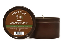 Load image into Gallery viewer, Earthly Body Hemp Seed 3-in-1 Candle - multiple fragrances