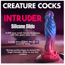 Load image into Gallery viewer, Creature Cocks Intruder Alien Silicone Dildo