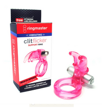 Load image into Gallery viewer, RingMaster Vibrating Clit Flicker Support Ring
