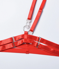 Load image into Gallery viewer, Tourtiwi Sexy Mesh Halter Lingerie Bodysuit