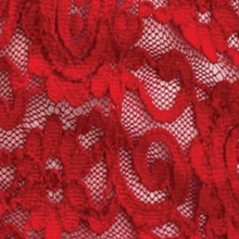 Load image into Gallery viewer, Kixies Signature 4 Stripe Lace Thong Panty- Red Tan Black & White