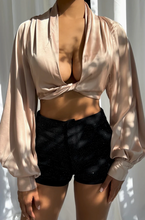Load image into Gallery viewer, WFFS Satin Crop Top