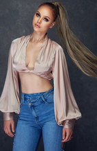 Load image into Gallery viewer, WFFS Satin Crop Top