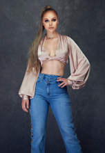 Load image into Gallery viewer, WFFS Satin Crop Top