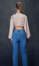Load image into Gallery viewer, WFFS Satin Crop Top