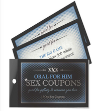 Load image into Gallery viewer, Holiday Oral For Her/Him Sex Coupons