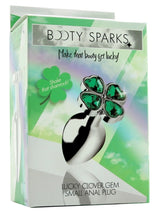 Load image into Gallery viewer, Booty Sparks Lucky Clover Gem Anal Plug - Small
