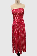 Load image into Gallery viewer, ECHO Strapless Polka Dot Casual Maxi Dress
