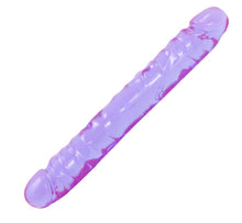 Load image into Gallery viewer, Crystal Jellies Jr Double Dong-Purple 12"
