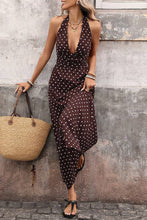 Load image into Gallery viewer, ECHO Polka Dot Halter Neck Casual Dress

