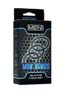 Mens.com Man Bands 3pc Silicone Ring Set