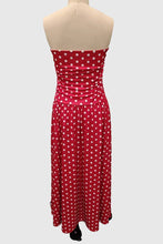 Load image into Gallery viewer, ECHO Strapless Polka Dot Casual Maxi Dress
