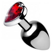 Load image into Gallery viewer, Booty Sparks Red Heart Gem Anal Plug - Small
