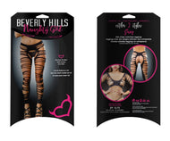 Beverly Hills Naughty Girl Erotic Sexy Leggings - Black - O/S