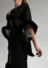 Load image into Gallery viewer, Wiln Burlesque Soft Mesh |Wiln Sexy Dress| Gift For Her Faux Fur
