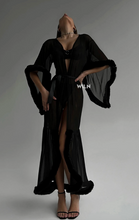 Load image into Gallery viewer, Wiln Burlesque Soft Mesh |Wiln Sexy Dress| Gift For Her Faux Fur

