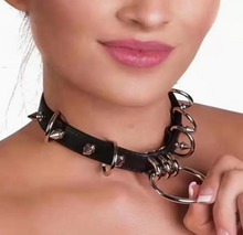 Load image into Gallery viewer, Tourtiwi Punk Sexy Rivets Adjustable Choker
