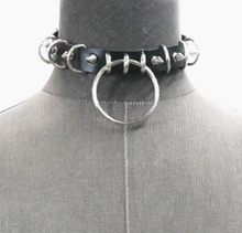 Load image into Gallery viewer, Tourtiwi Punk Sexy Rivets Adjustable Choker
