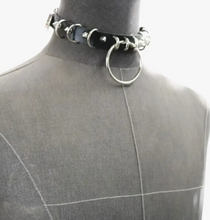 Load image into Gallery viewer, Tourtiwi Punk Sexy Rivets Adjustable Choker
