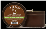Earthly Body Hemp Seed 3-in-1 Candle - multiple fragrances