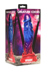 Load image into Gallery viewer, Creature Cocks Intruder Alien Silicone Dildo

