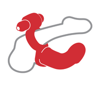 Load image into Gallery viewer, RingMaster Vibrating Double Up Bendable DP Ring
