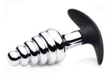 Load image into Gallery viewer, Master Series Dark Hive Metal And Silicone Anal Plug
