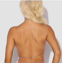 Load image into Gallery viewer, House of Desire Rhinestone Chest Halter Body Chain
