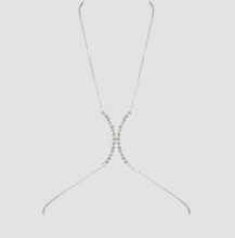 Load image into Gallery viewer, House of Desire Rhinestone Chest Halter Body Chain
