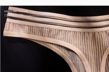 Load image into Gallery viewer, La Belle  Sexy Ice Silk See-Through G-String, Tanga Panty
