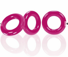 Load image into Gallery viewer, Metro Oxballs Willy Rings 3Pk - Hot Pink
