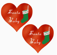 Niptees Santa Baby Nipple Cover Pasties | Stocking Stuffers