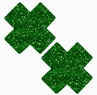 Niptees Sparkly X Cross Nipple Cover Pasties