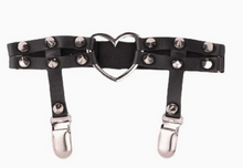 Load image into Gallery viewer, Tourtiwi Sexy Heart Buckle Garter Belt
