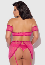 Load image into Gallery viewer, DSHOD Yvone Skirted Garter Panty Set
