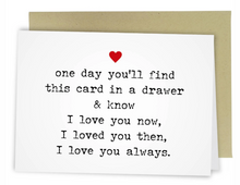 Load image into Gallery viewer, I Love You Always | Funny Valentine&#39;s Day Card
