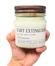 Load image into Gallery viewer, Fart Extinguisher - Funny Candle 8oz Soy Wax
