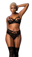 Mapalé 8633 Three Piece Black Set